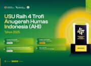 USU Konsisten Berprestasi, Raih 4 Penghargaan Kehumasan di Ajang Bergengsi AHI 2025