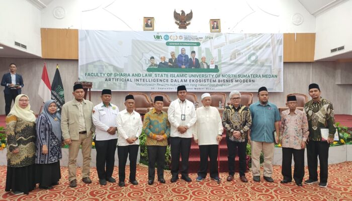 FSH UIN SU Gelar Seminar Internasional Bahas AI dan Respons Hukum Islam dalam Ekosistem Bisnis Modern
