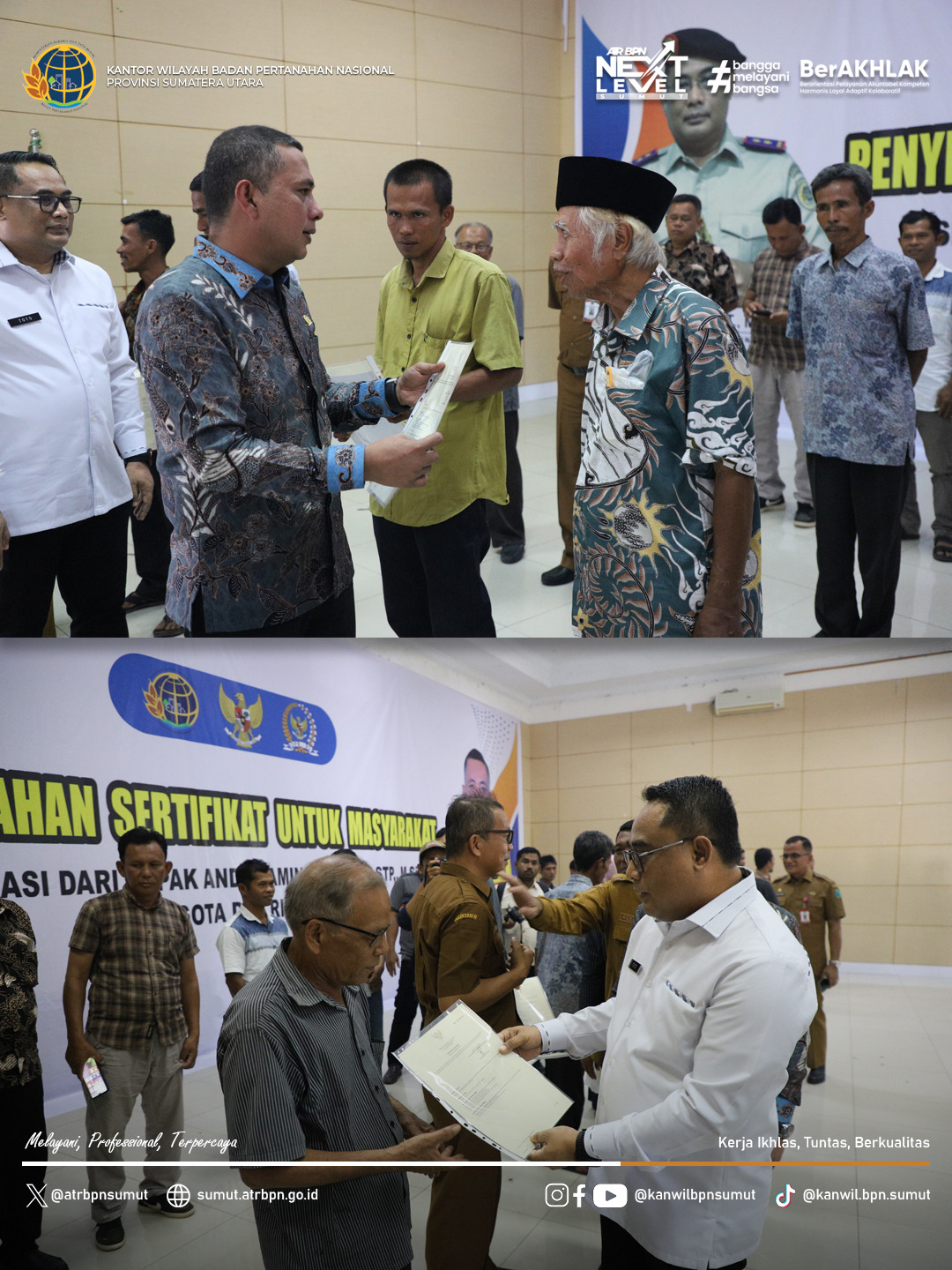 Serahkan Sertipikat PTSL