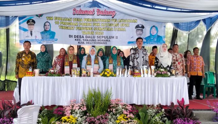 Desa Dalu X B Wakili Deli Serdang di Lomba 10 Program Pokok PKK Sumut, Tunjukkan Keberhasilan UP2K