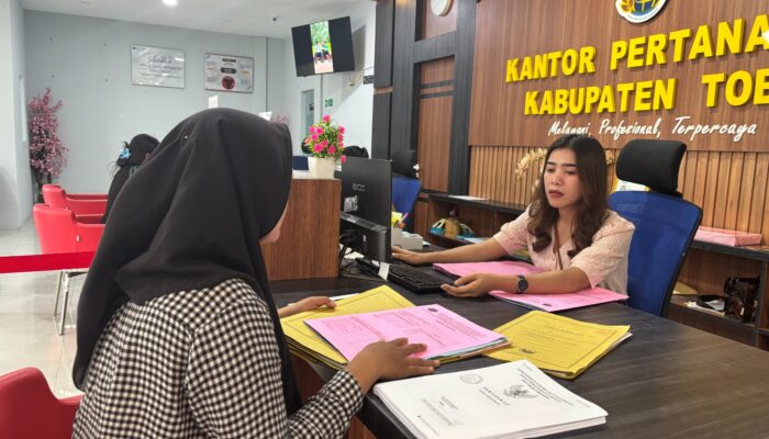 Kantah Toba Terapkan Layanan Cepat Satu Hari untuk Tujuh Layanan Prioritas Pertanahan
