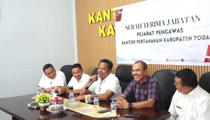 Sertijab dan Pisah Sambut Pejabat Pengawas di Kantah Toba 