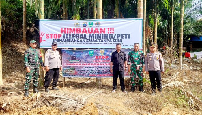 Polres Madina Lakukan Penertiban Aktivitas PETI di Setiap Wilayah Polsek