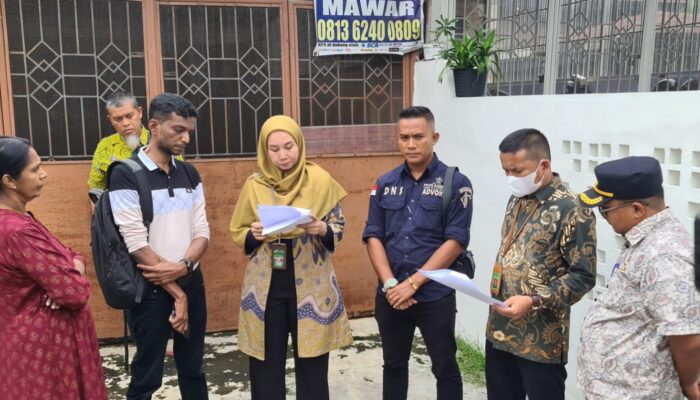 Peletakan Sita Jaminan oleh Pengadilan Negeri Medan Berjalan Lancar