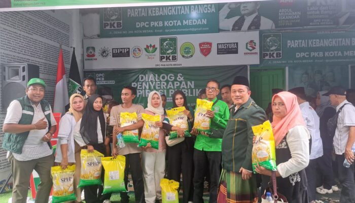PKB Kota Medan Gelar Pasar Murah dan Bakti Sosial, Ribuan Warga Padati Lokasi