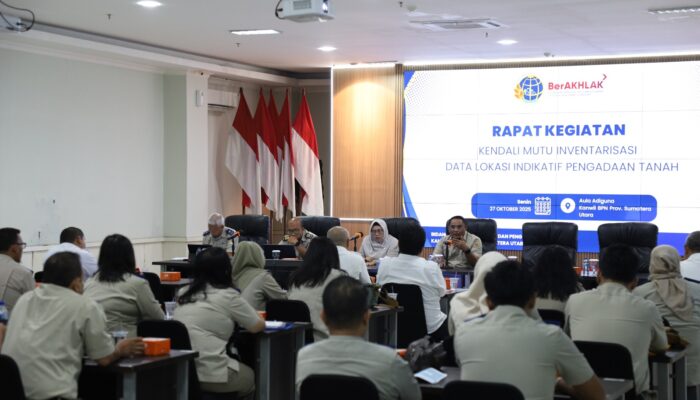Kantah Toba Ikuti Rapat Kendali Mutu Inventarisasi Data Lokasi Indikatif Tahun Anggaran 2025