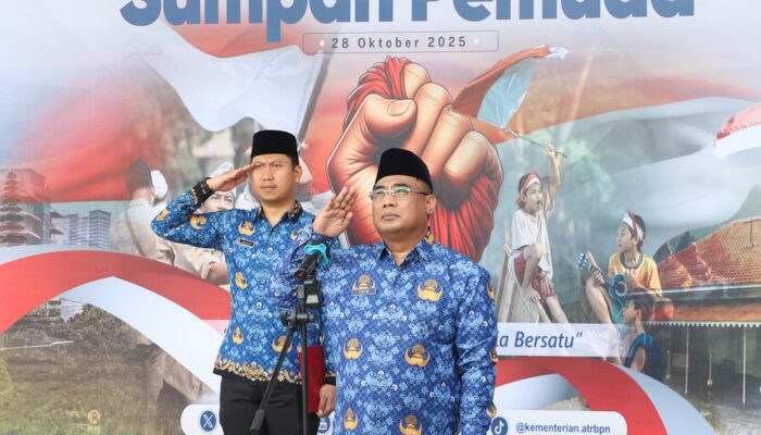 Kanwil BPN Sumut Gelar Upacara Peringatan Hari Sumpah Pemuda ke-97: Perkuat Semangat Persatuan dan Dedikasi Pelayanan Publik