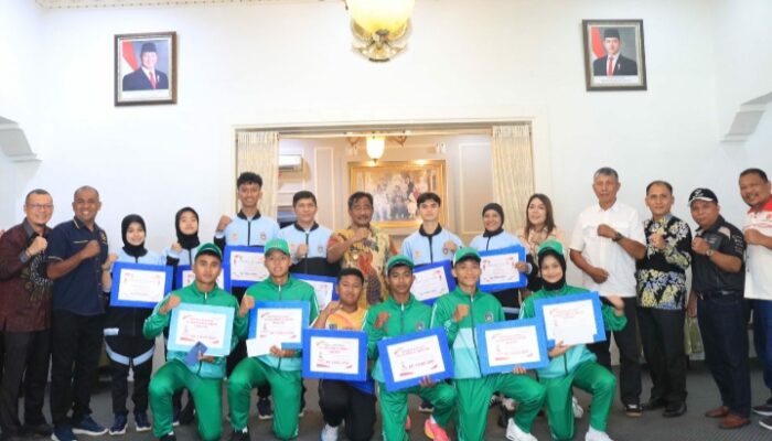 Pemko Binjai Sambut Atlet Berprestasi PON dan Lepas Atlet POPNAS 2025