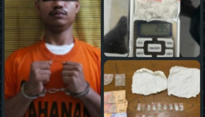 Simpan Sabu Dalam Bola Lampu, Seorang Pria Diamankan Satresnarkoba Polres Binjai