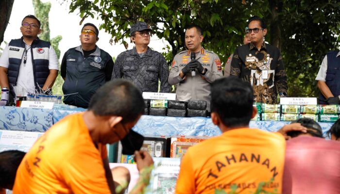 Tim Gabungan Polrestabes Medan Amankan 35 Kilogram Sabu-sabu dan 59 Tersangka