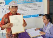 BPN Toba Serahkan Sertipikat Redistribusi Tanah di Desa Pintu Bosi, Wujud Nyata Reforma Agraria