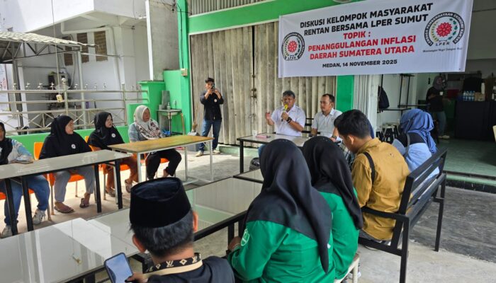 LPER Sumut Gelar Diskusi Penanggulangan Inflasi, Desak Pemerintah Intervensi Harga Bahan Pokok