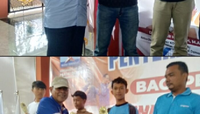 Walikota Binjai Serahkan Hadiah kepada Pemenang Turnamen Bola Voli AHY Cup 2025