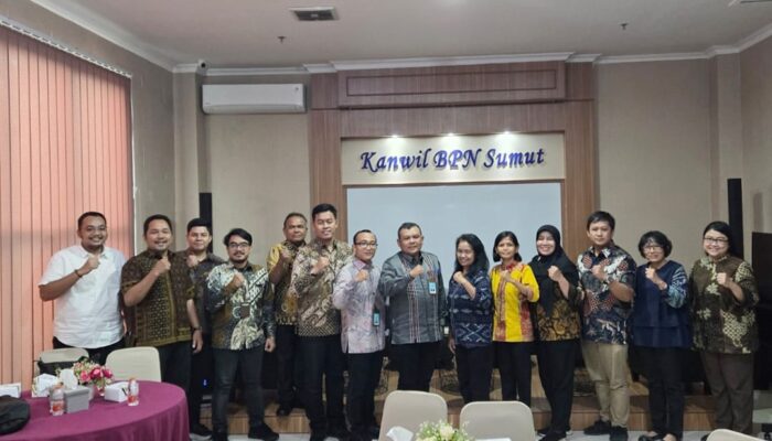Perkuat Layanan Pengaduan, BPN Sumut Gelar Rakor dengan Deputi Pengaduan Masyarakat Kementerian Sekretariat Negara