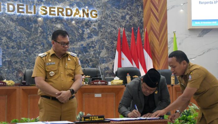 DPRD Setujui Rancangan KUA-PPAS APBD Deli Serdang TA 2026