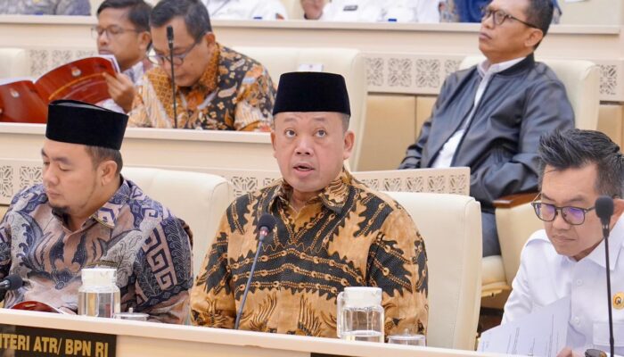 Targetkan Realisasi hingga 98%, Menteri Nusron Laporkan Progres Capaian Anggaran dalam RDP Bersama Komisi II DPR RI