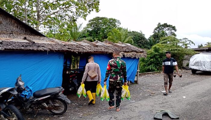Polres Madina Gerak Cepat Tangani Dampak Banjir dan Longsor