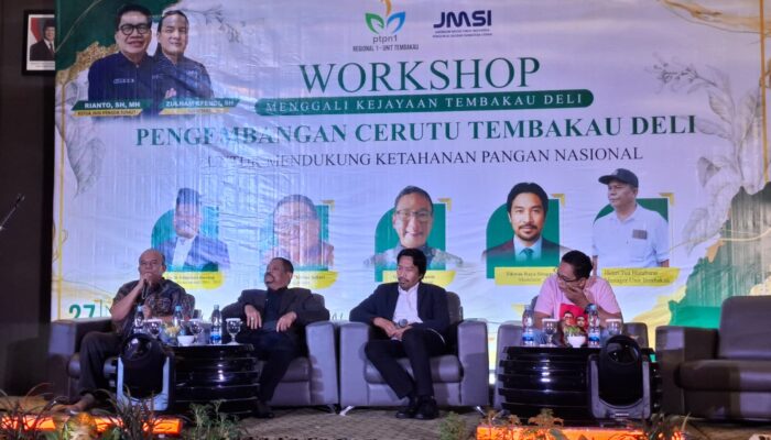 PTPN I Regional 1 dan JMSI Sumut Dorong Kebangkitan Tembakau Deli