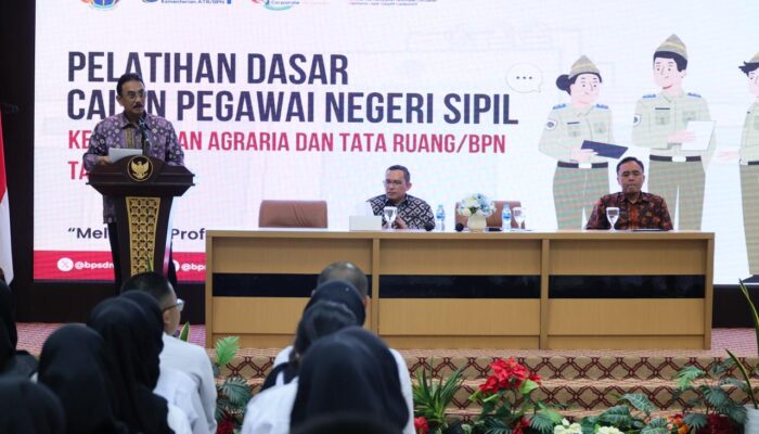 Tutup Latsar Gelombang 1 Tahun 2025, Sekjen Kementerian ATR/BPN Beri 3 Pesan untuk Pedoman CPNS dalam Bertugas