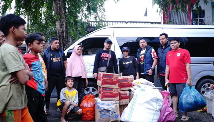 Kejati Sumut Salurkan Bantuan Kepada Korban Banjir di Sejumlah Lokasi Kota Medan