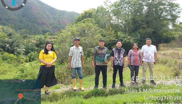 Panitia PTSL 2025 Kantah Toba Tinjau Lapang di Tiga Desa, Pastikan Data Tanah Akurat dan Valid