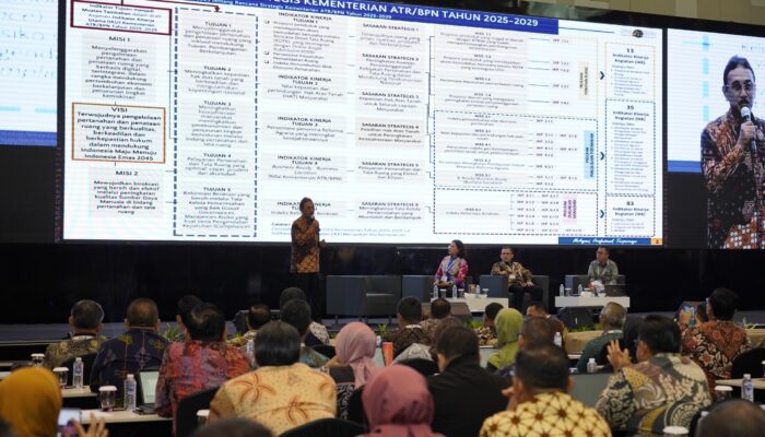 Beri Pengarahan Umum di Rakernas 2025, Sekjen ATR/BPN: Pahami Renstra dan Manfaatkan Momentum Penghujung Tahun