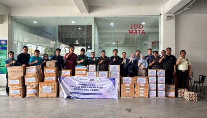 HIPKA Sumut Gerak Cepat Salurkan Bantuan untuk Korban Banjir Sumut–Aceh, RSUD Aceh Tamiang Lumpuh Total