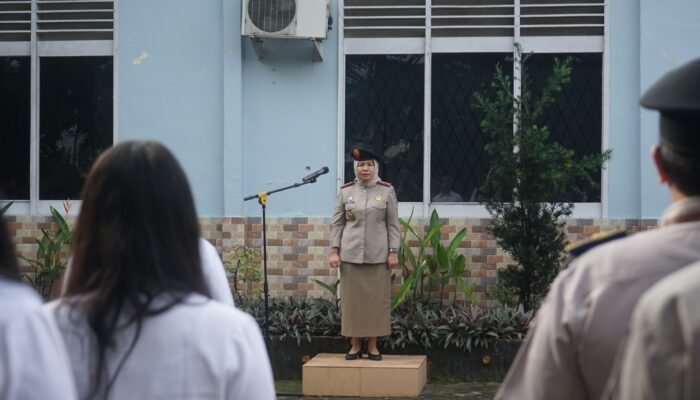 Kepala Kantah Tebing Tinggi Pimpin Apel Pagi, Tekankan Disiplin dan Kualitas Pelayanan