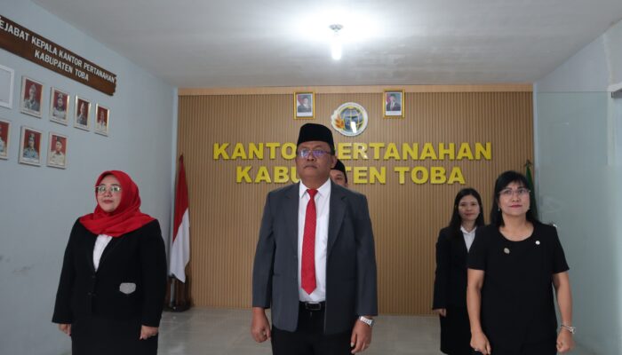 Perkuat Pengawasan PPAT, Kantah Toba Ikuti Pelantikan dan Pengambilan Sumpah MPPD