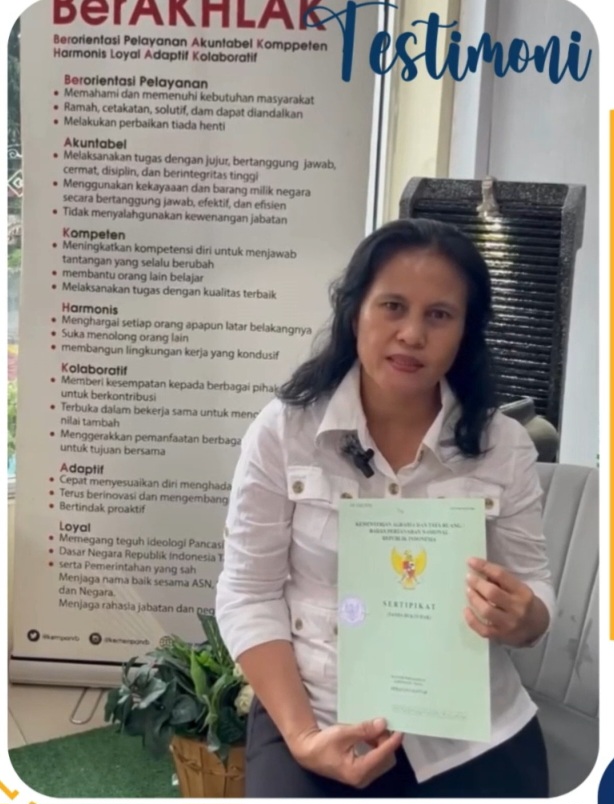 Warga Apresiasi Pelayanan BPN Siantar