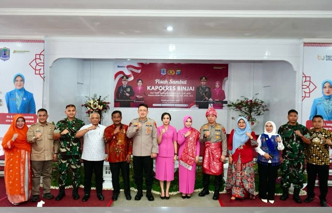 Pisah Sanbut Kapolres Binjai
