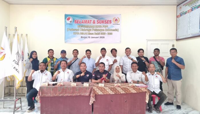 Rahmat Sembiring Terpilih Secara Aklamasi Pimpin FOPI Binjai Periode 2026–2030