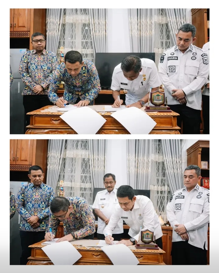 Serah Terima Pengelolaan Pasar Tavip