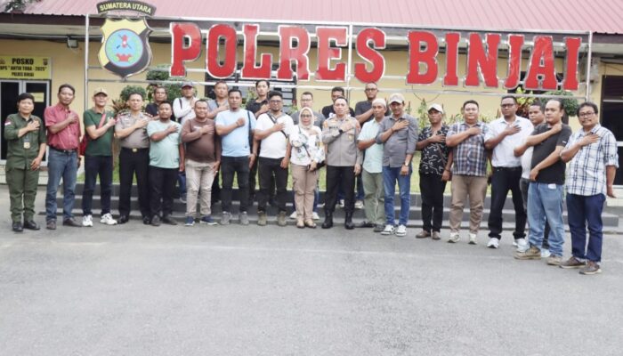 Kapolres Binjai Gelar Program PIRAMIDA untuk Perkuat Sinergi Polri dan Media