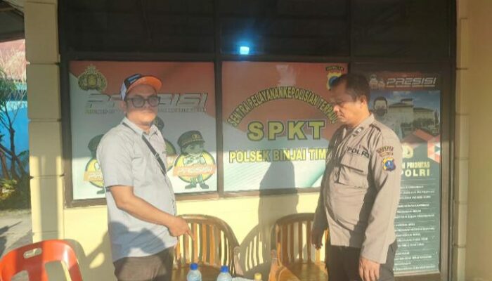 Diduga Menghina Wartawan, Seorang Mandor Dilaporkan ke Polsek Binjai Timur