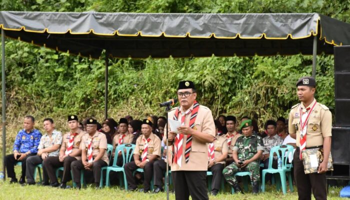 Sekda Madina Buka Jambore Cabang Pramuka Penggalang 2026, Tekankan Pembentukan Karakter Generasi Muda