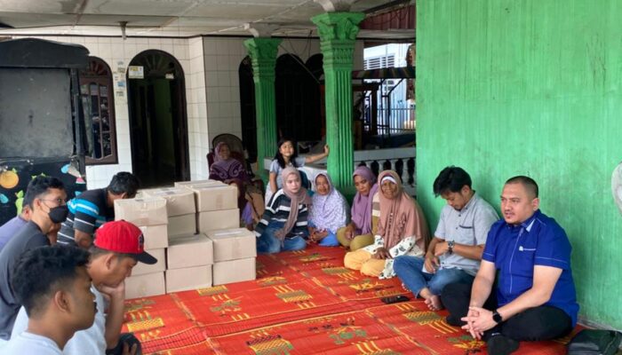 Jelang Ramadhan, Partai Amanat Nasional Salurkan Bantuan Sembako di Perbaungan