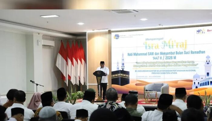 Peringati Isra Mi’raj dan Sambut Ramadhan 1447 H, Kantah Toba Perkuat Integritas Pelayanan Publik