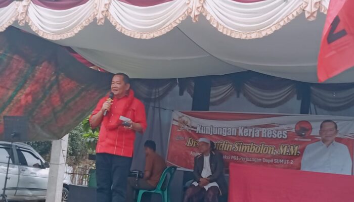 Kunjungan Kerja di Siabu, Rapidin Simbolon Tegaskan Komitmen Perjuangkan Aspirasi Warga Madina