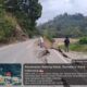 Jalan Provinsi di Sipogu Batang Natal Amblas 40 Meter, Warga Khawatir “Tinggal Menunggu Korban”