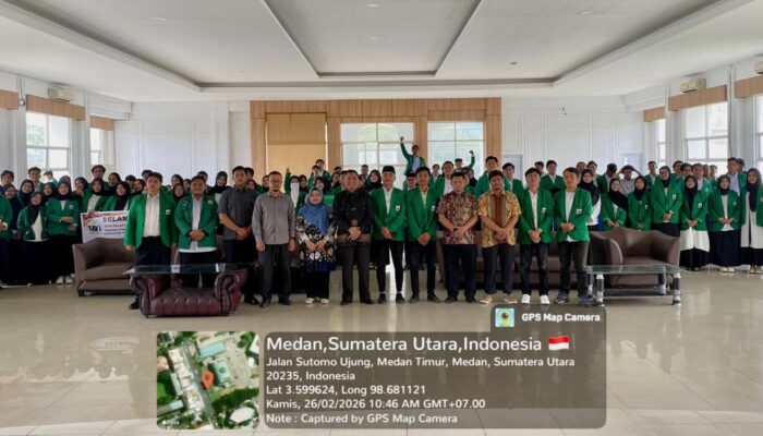 Dekan FDK UINSU Lantik Kepengurusan Ormawa Periode 2026-2027