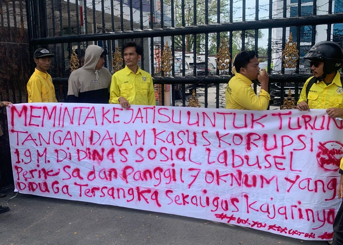 Perma Labusel Geruduk Kejatisu dan Mapoldasu, Desak Penuntasan Korupsi Dinsos Rp 1,9 Miliar