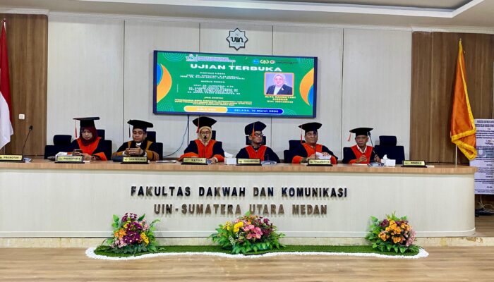 Wamen Haji dan Umroh RI Penguji Eksternal S3 KPI FDK UINSU