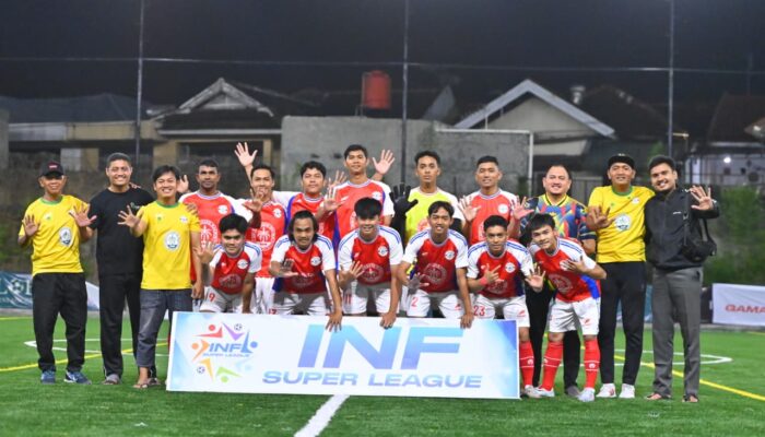 Alima FC Pimpin Klasemen Putaran Pertama INF Super League