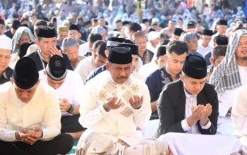 Salat Idul Fitri di Binjai