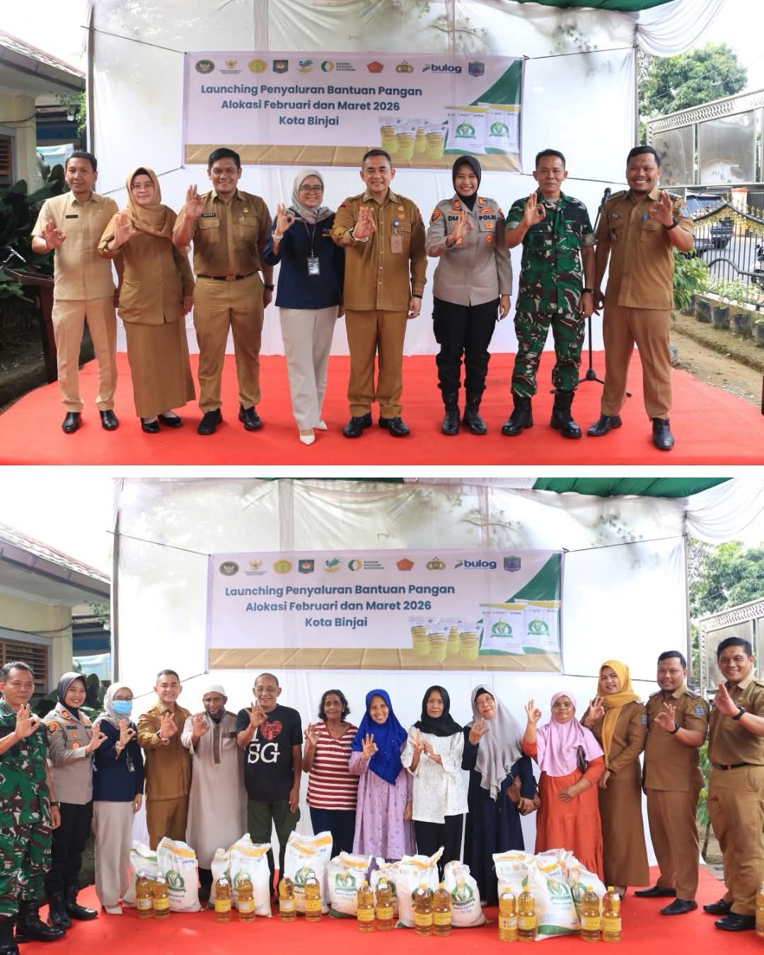 Pemko Binjai Salurkan 667,7 Ton Beras