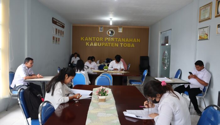 Seleksi Tenaga Pendukung Reforma Agraria di Toba Masuki Tahap Ujian Tertulis