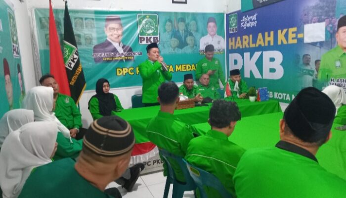 Konsolidasi Struktur Partai Jelang Muscab, DPC PKB Medan Perkuat Mesin Partai hingga Tingkat Ranting