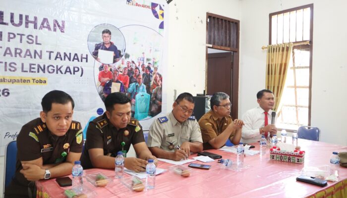 Gandeng Kejaksaan dan Kepolisian, Kantor Pertanahan Toba Gencarkan Penyuluhan PTSL 2026