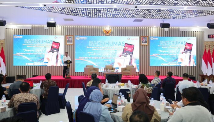Buka Forum Bakohumas 2026, Sekjen ATR/BPN Tekankan Penyamaan Persepsi dalam Implementasi Sertipikat Elektronik